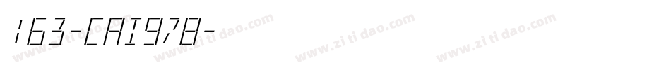 163-CAI978字体转换