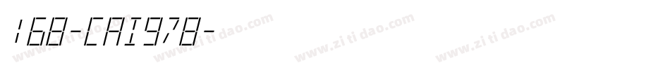 168-CAI978字体转换