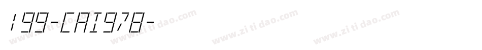 199-CAI978字体转换
