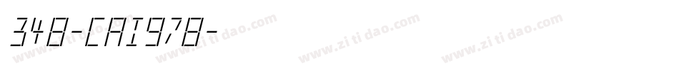 348-CAI978字体转换