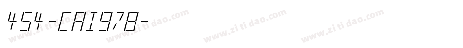 454-cai978字体转换