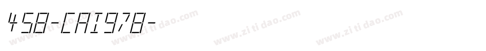 458-cai978字体转换