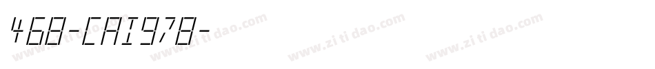 468-CAI978字体转换