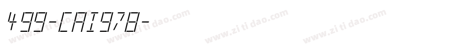 499-CAI978字体转换