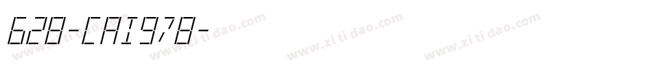 628-CAI978字体转换