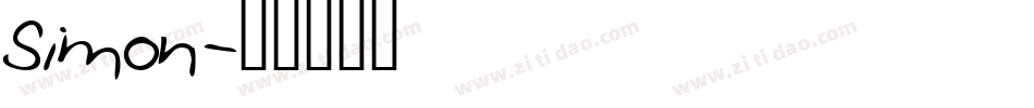 Simon字体转换