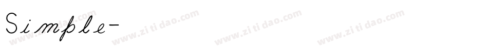 Simple字体转换
