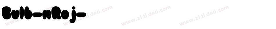 Bulb-mRoj字体转换
