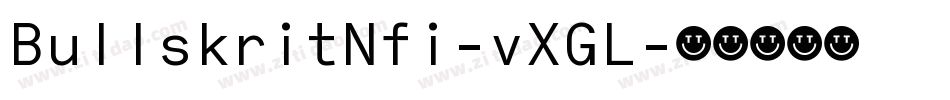 BullskritNfi-vXGL字体转换