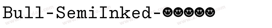 Bull-SemiInked字体转换