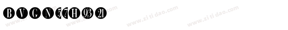 BVGNegHin字体转换