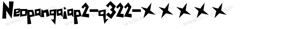 Neopangaiap2-q322字体转换