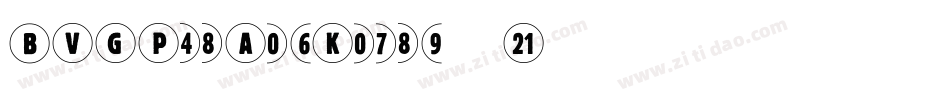 BVGPosAufKursiv字体转换