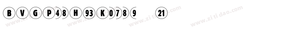 BVGPosHinKursiv字体转换