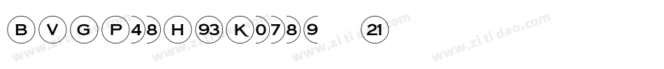 BVGPosHinKursiv字体转换