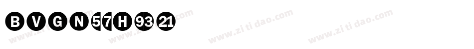 BVGNegHin字体转换