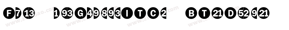 FranklinGothicITCbyBT-Demi字体转换