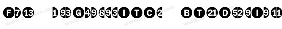 FranklinGothicITCbyBT-DemiItal字体转换