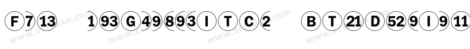 FranklinGothicITCbyBT-DemiItal字体转换
