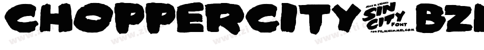ChopperCity-Bzn5字体转换