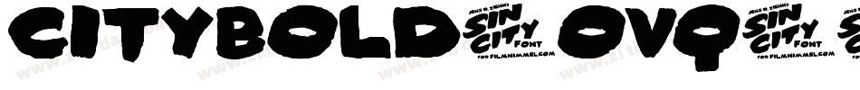 Citybold-OVq8字体转换