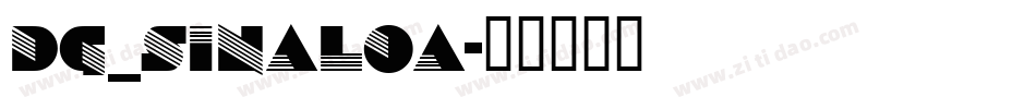 DG_Sinaloa字体转换