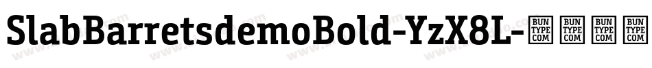 SlabBarretsdemoBold-YzX8L字体转换