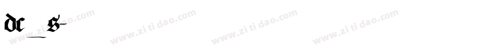 dc_s字体转换