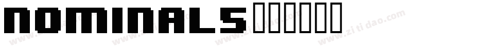 NOMINAL5字体转换