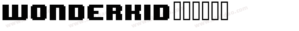 WONDERKID字体转换