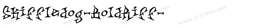 Skiffledog-BoldRiff字体转换