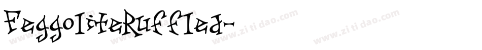 FeggoliteRuffled字体转换