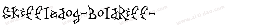 Skiffledog-BoldRiff字体转换