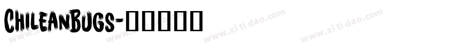 ChileanBugs字体转换