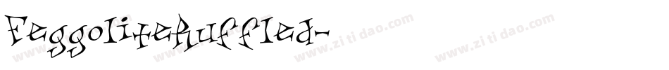 FeggoliteRuffled字体转换