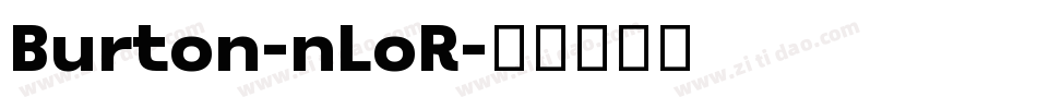 Burton-nLoR字体转换