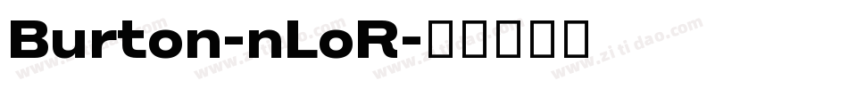 Burton-nLoR字体转换