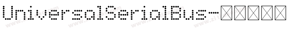 UniversalSerialBus字体转换