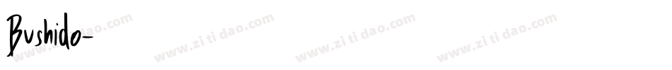 Bushido字体转换