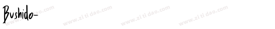 Bushido字体转换