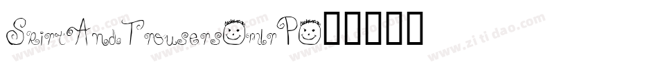 SkirtAndTrousers-mlrP字体转换