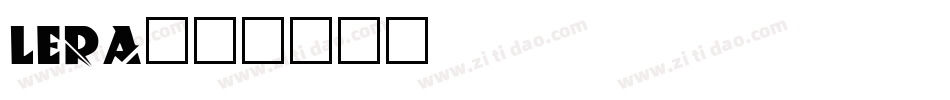 LERA字体转换