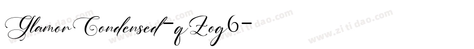 GlamorCondensed-qZog6字体转换