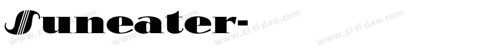 Suneater字体转换