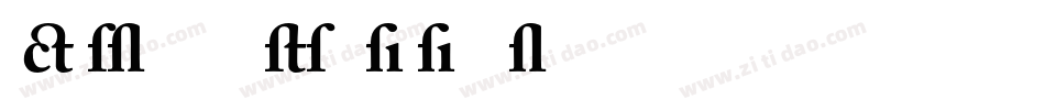Acaslonornamentsmodified-5lja字体转换