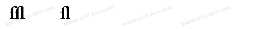 Caslonroman-j7lR字体转换