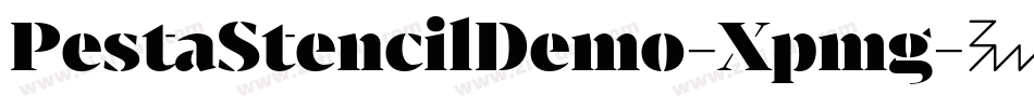 PestaStencilDemo-Xpmg字体转换