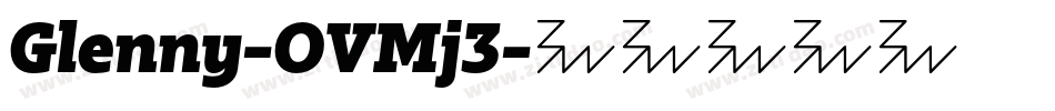 Glenny-OVMj3字体转换