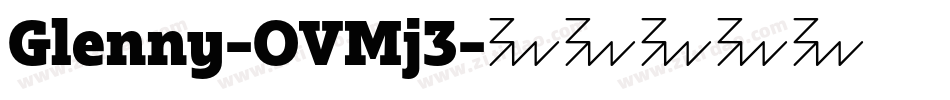 Glenny-OVMj3字体转换
