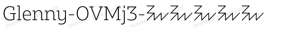 Glenny-OVMj3字体转换